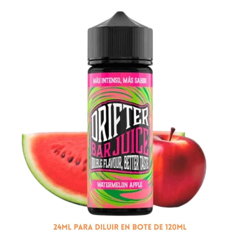 [A24-462-10748] Aroma Drifter Bar Watermelon Apple Longfill 24/120ml