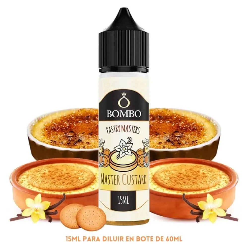[A15-37-10756] Aroma Bombo Master Custard Longfill 15/60ml