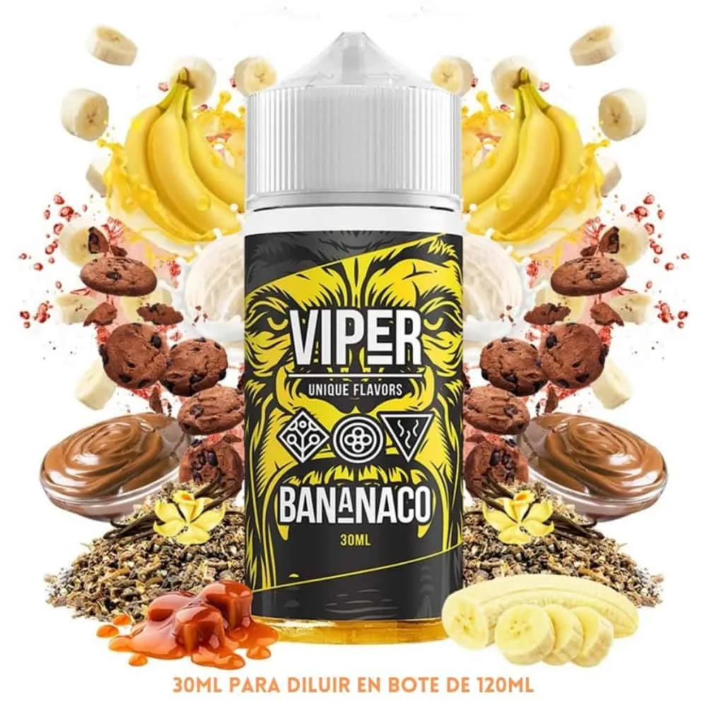 [A30-368-10766] Aroma Viper Bananaco Longfill 30/120ml