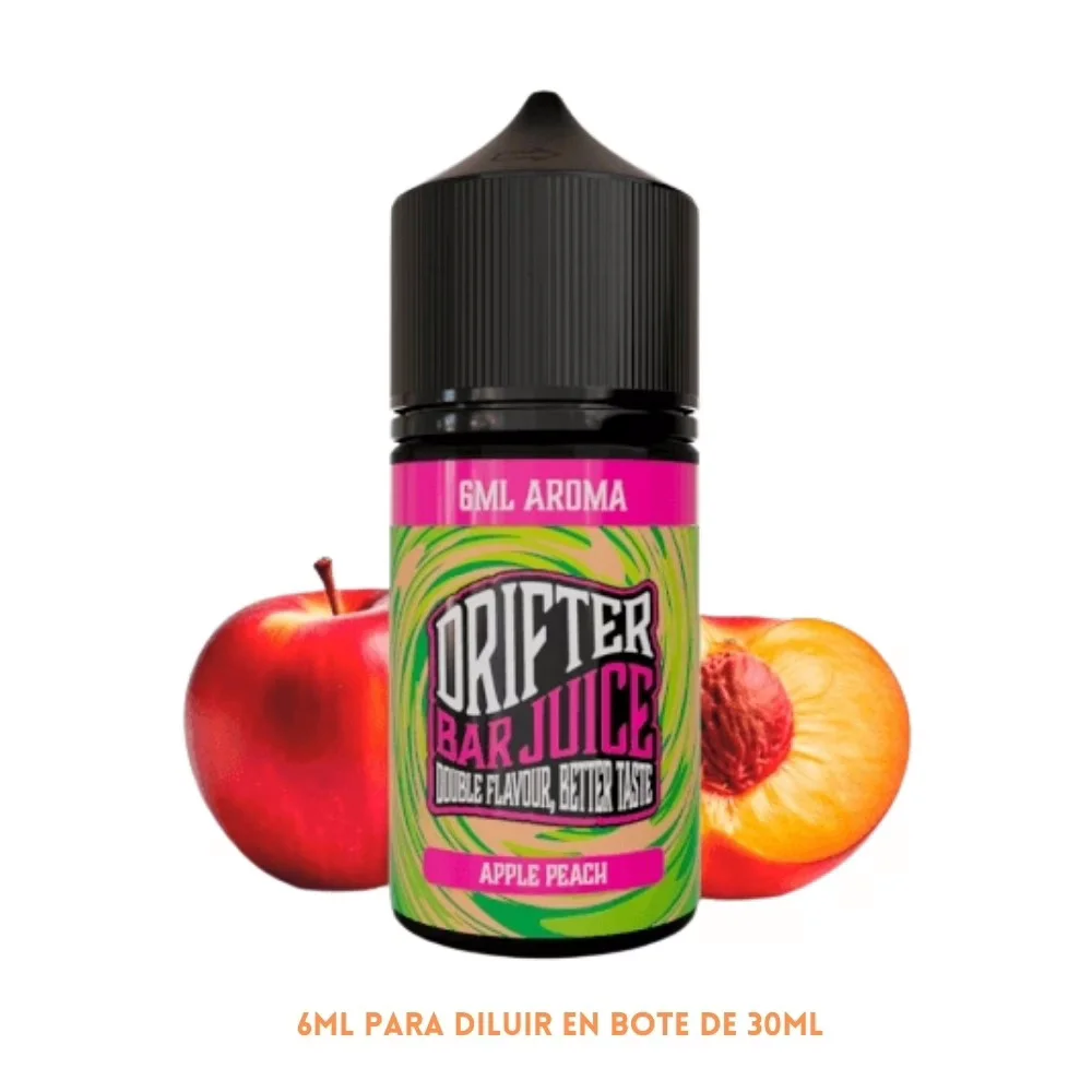 [A6-462-10772] Aroma Drifter Bar Apple Peach Longfill 6/30ml