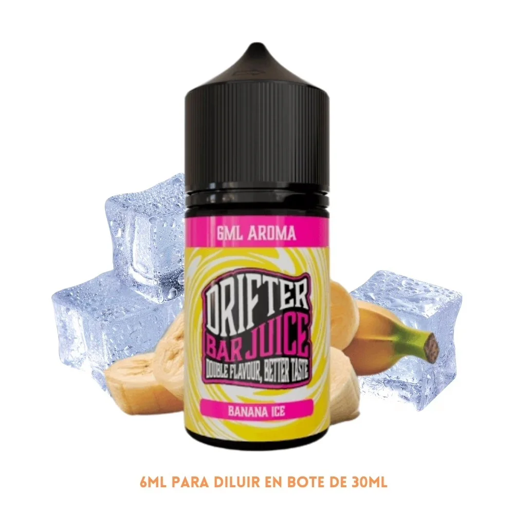 [A6-462-10773] Aroma Drifter Bar Banana Ice Longfill 6/30ml