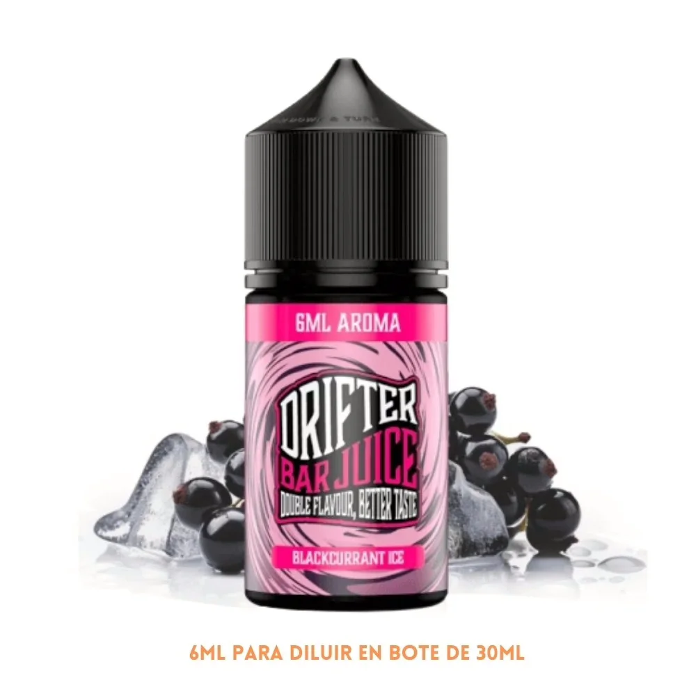 [A6-462-10774] Aroma Drifter Bar Blackcurrant Ice Longfill 6/30ml