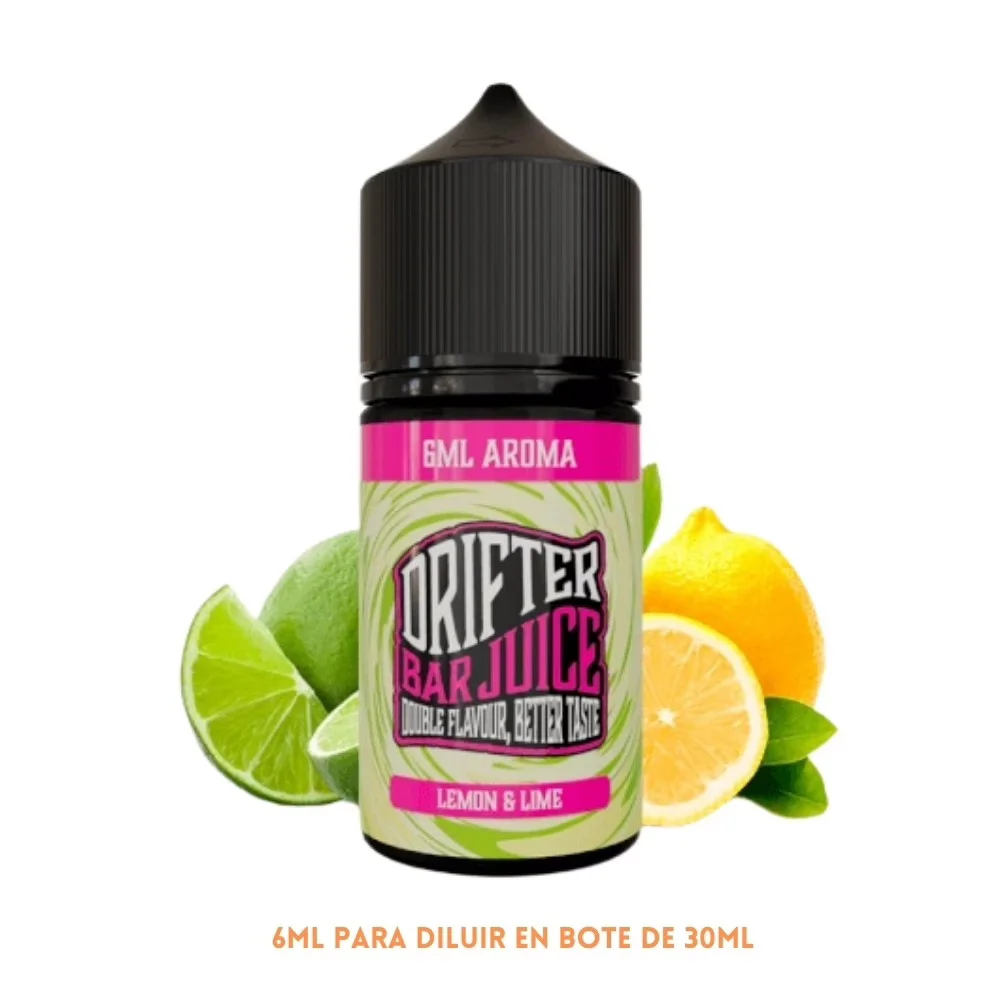 [A6-462-10784] Aroma Drifter Bar Lemon Lime Longfill 6/30ml