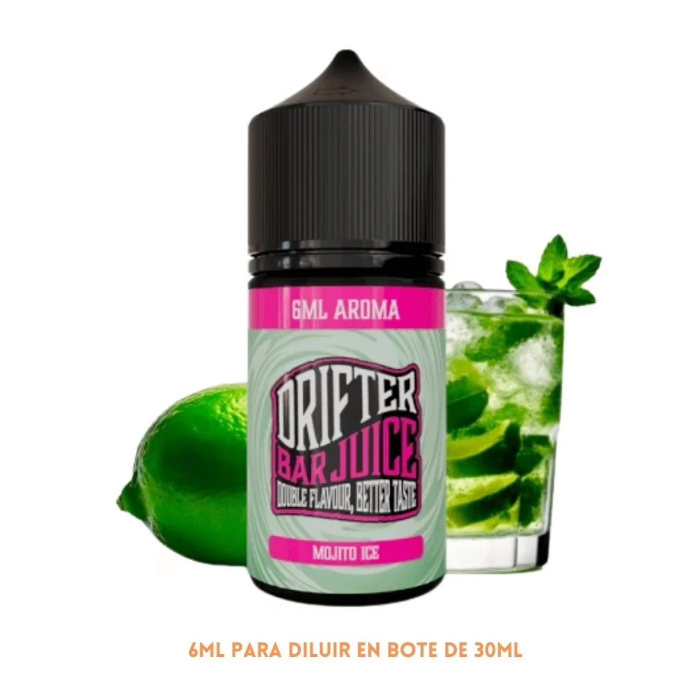 [A6-462-10787] Aroma Drifter Bar Mojito Ice Longfill 6/30ml