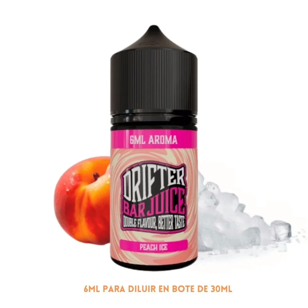 [A6-462-10788] Aroma Drifter Bar Peach Ice Longfill 6/30ml