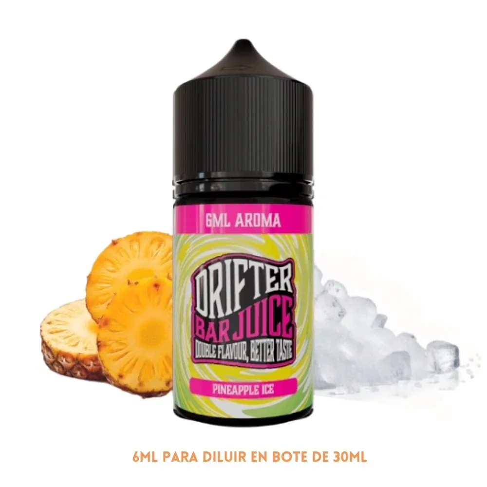 [A6-462-10789] Aroma Drifter Bar Pineapple Ice Longfill 6/30ml