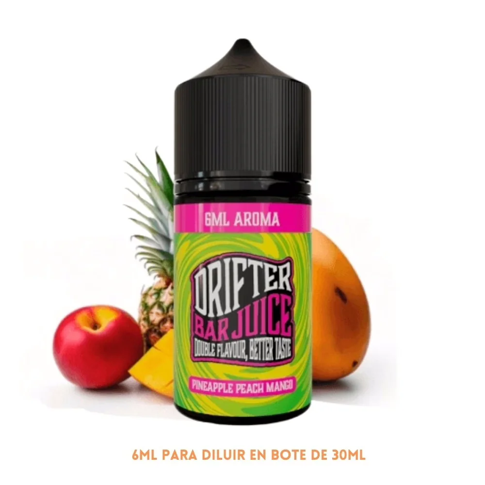 [A6-462-10790] Aroma Drifter Bar Pineapple Peach Mango Longfill 6/30ml
