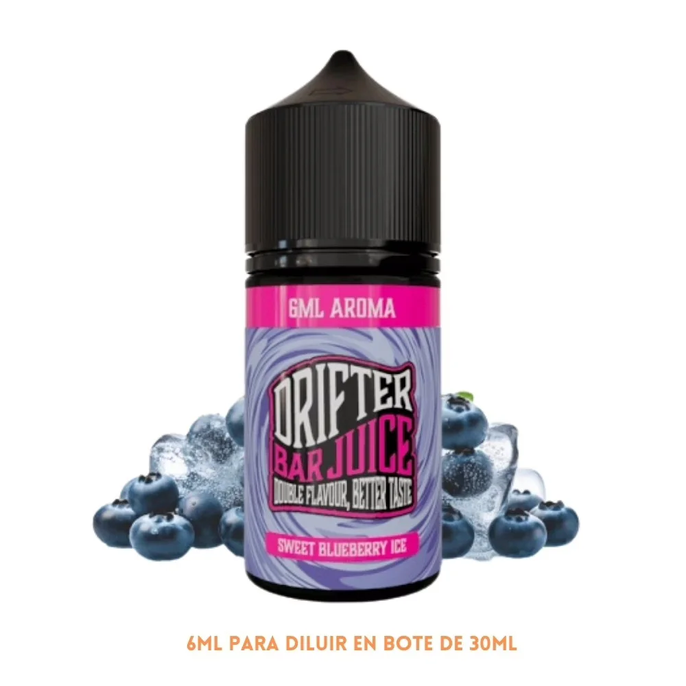 [A6-462-10796] Aroma Drifter Bar Sweet Blueberry Ice Longfill 6/30ml
