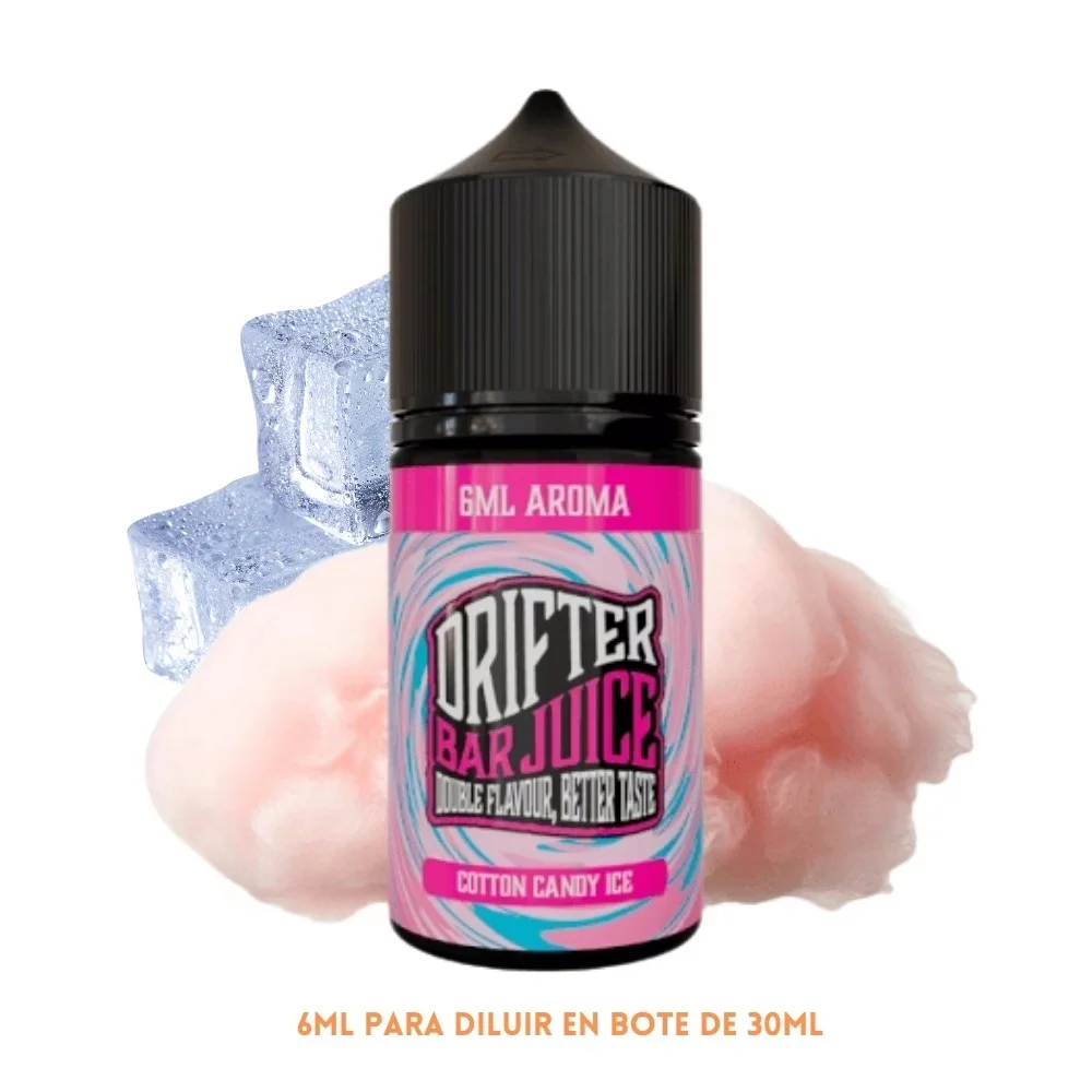 [A6-462-10797] Aroma Drifter Bar Cotton Candy Ice Longfill 6/30ml