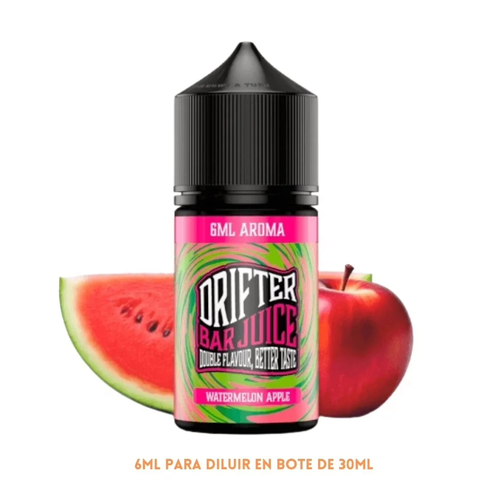 [A6-462-10800] Aroma Drifter Bar Watermelon Apple Longfill 6/30ml