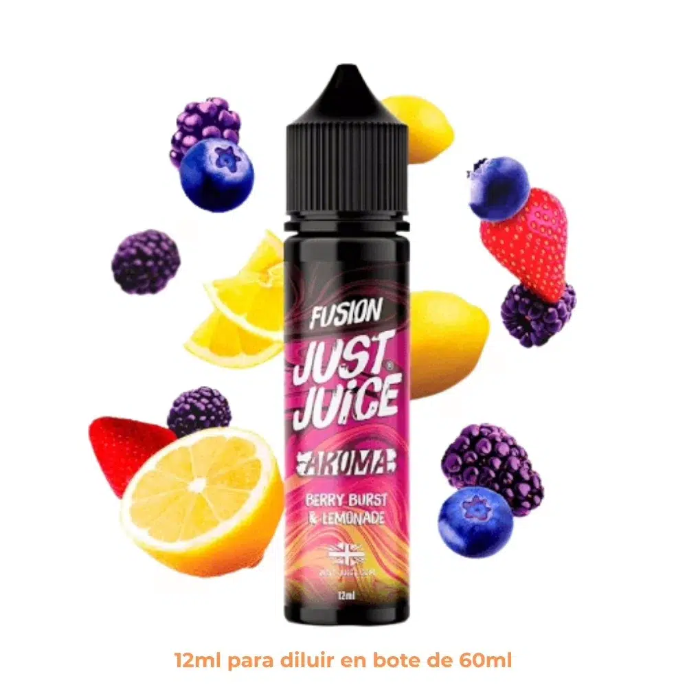 [A12-203-10837] Aroma Just Juice Fusion Berry Burst Lemonade Longfill 12/60ml