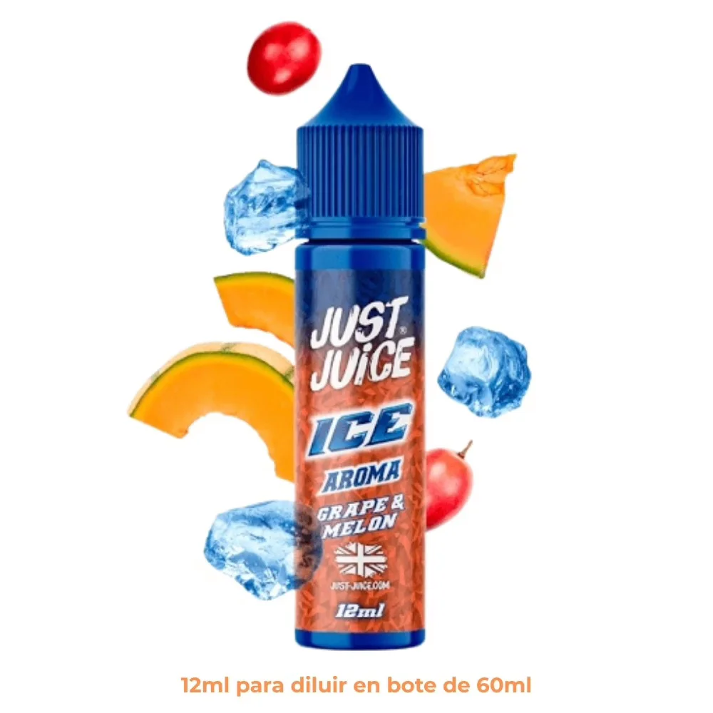 [A12-203-10839] Aroma Just Juice Grape Melon Ice Longfill 12/60ml