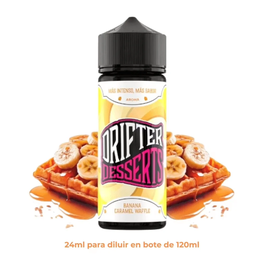 [A24-462-10895] Aroma Drifter Bar Banana Caramel Waffle Longfill 24/120ml