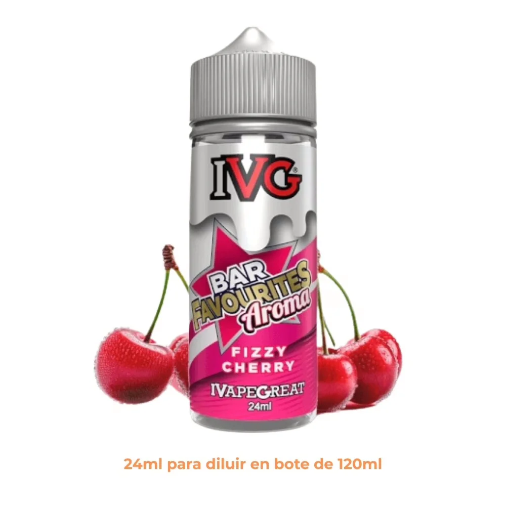 [A24-55-10927] Aroma IVG Fizzy Cherry Longfill 24/120ml