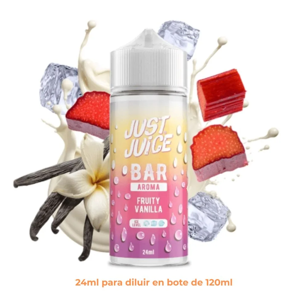 [A24-203-305390] Aroma Just Juice Bar Fruity Vainilla Longfill 24/120ml