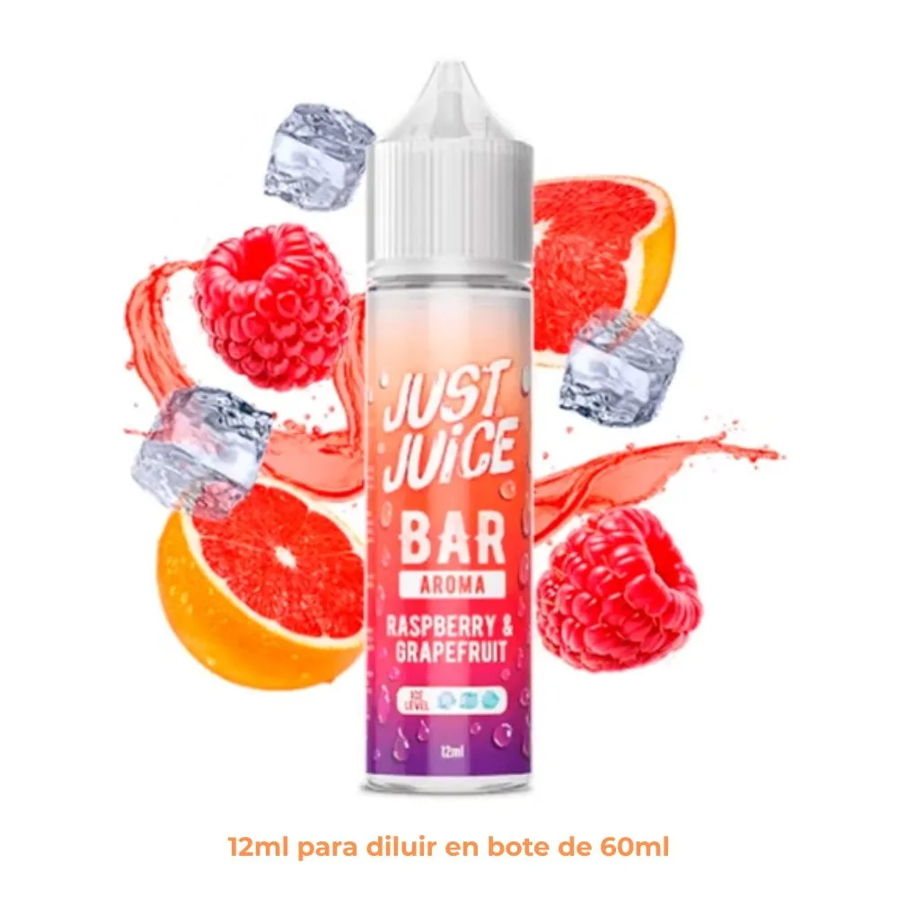 [A12-203-305492] Aroma Just Juice Bar Raspberry Grapefruit Longfill 12/60ml