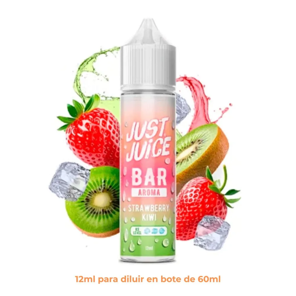 [A12-203-305496] Aroma Just Juice Bar Strawberry Kiwi Longfill 12/60ml