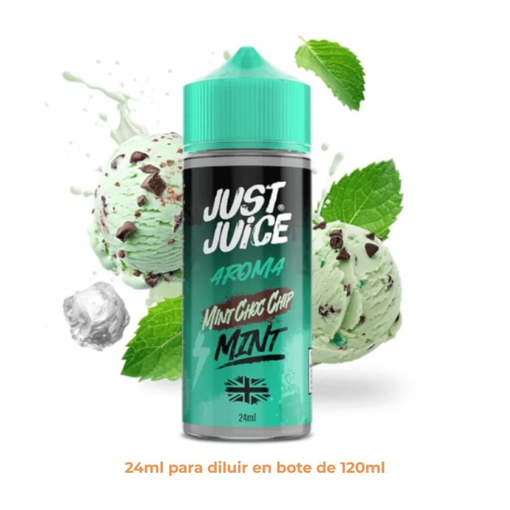 [A24-203-305498] Aroma Just Juice Mint Choco Chip Longfill 24/120ml
