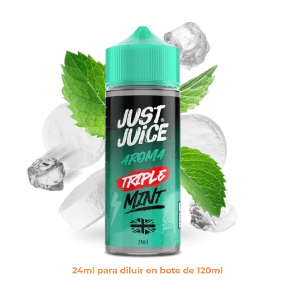 [A24-203-305504] Aroma Just Juice Triple Mint Longfill 24/120ml