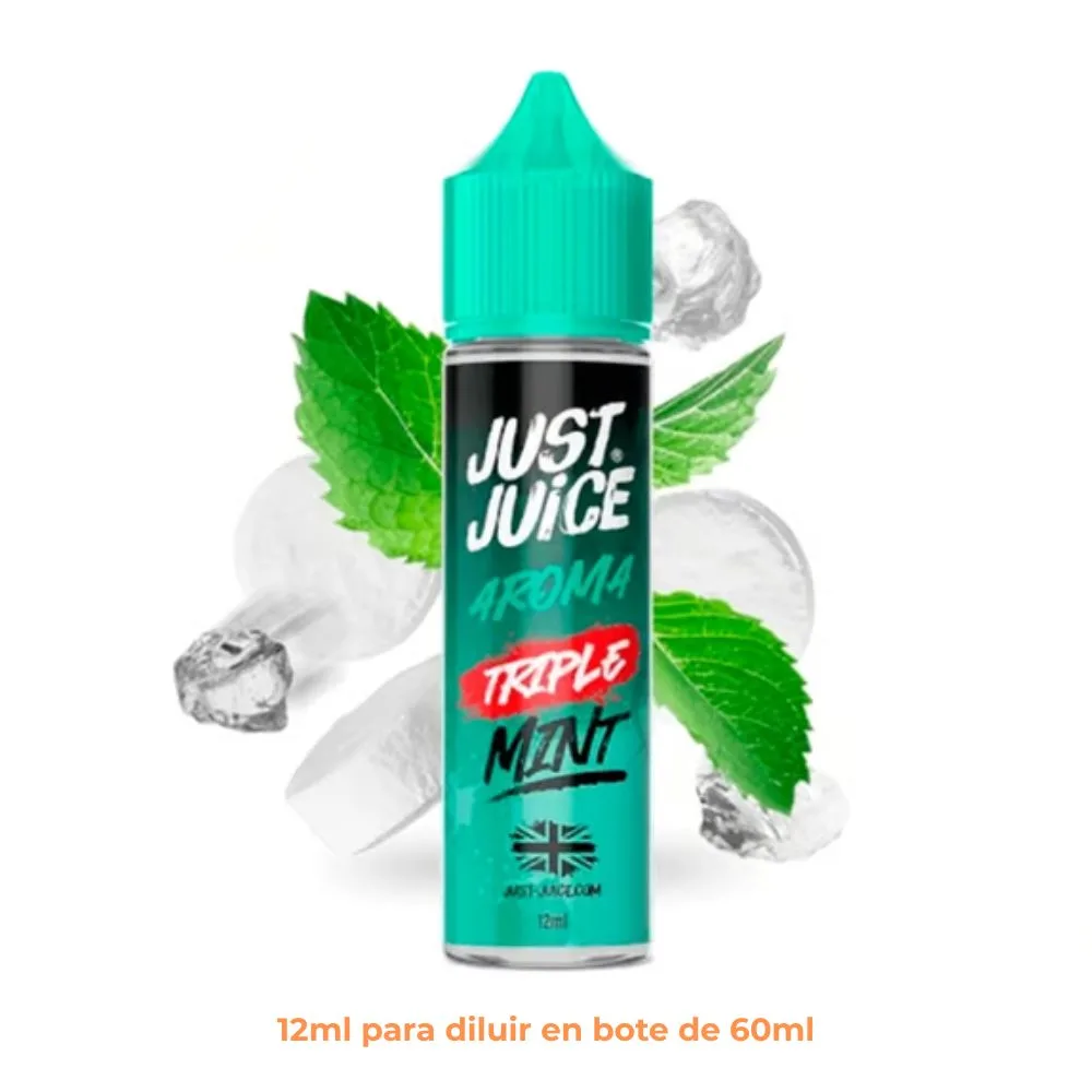 [A12-203-305507] Aroma Just Juice Triple Mint Longfill 12/60ml