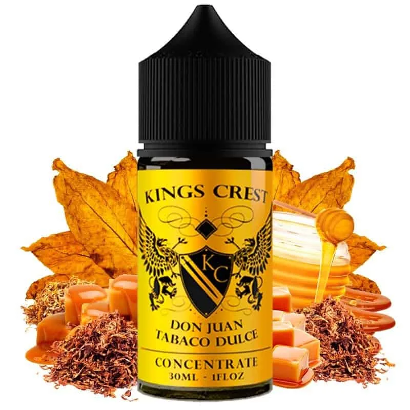 [A30-41-310564] Aroma Kings Crest Don Juan Tabaco Dulce Shortfill 30ml