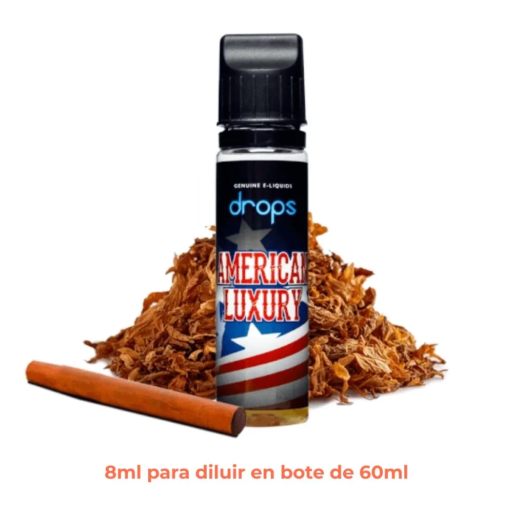 [A8-35-313266] Aroma Drops American Luxury Longfill 8/60ml