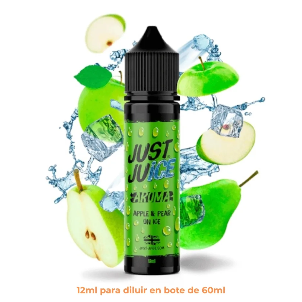 [A12-203-10850] Aroma Just Juice Apple Pear Ice Longfill 12/60ml