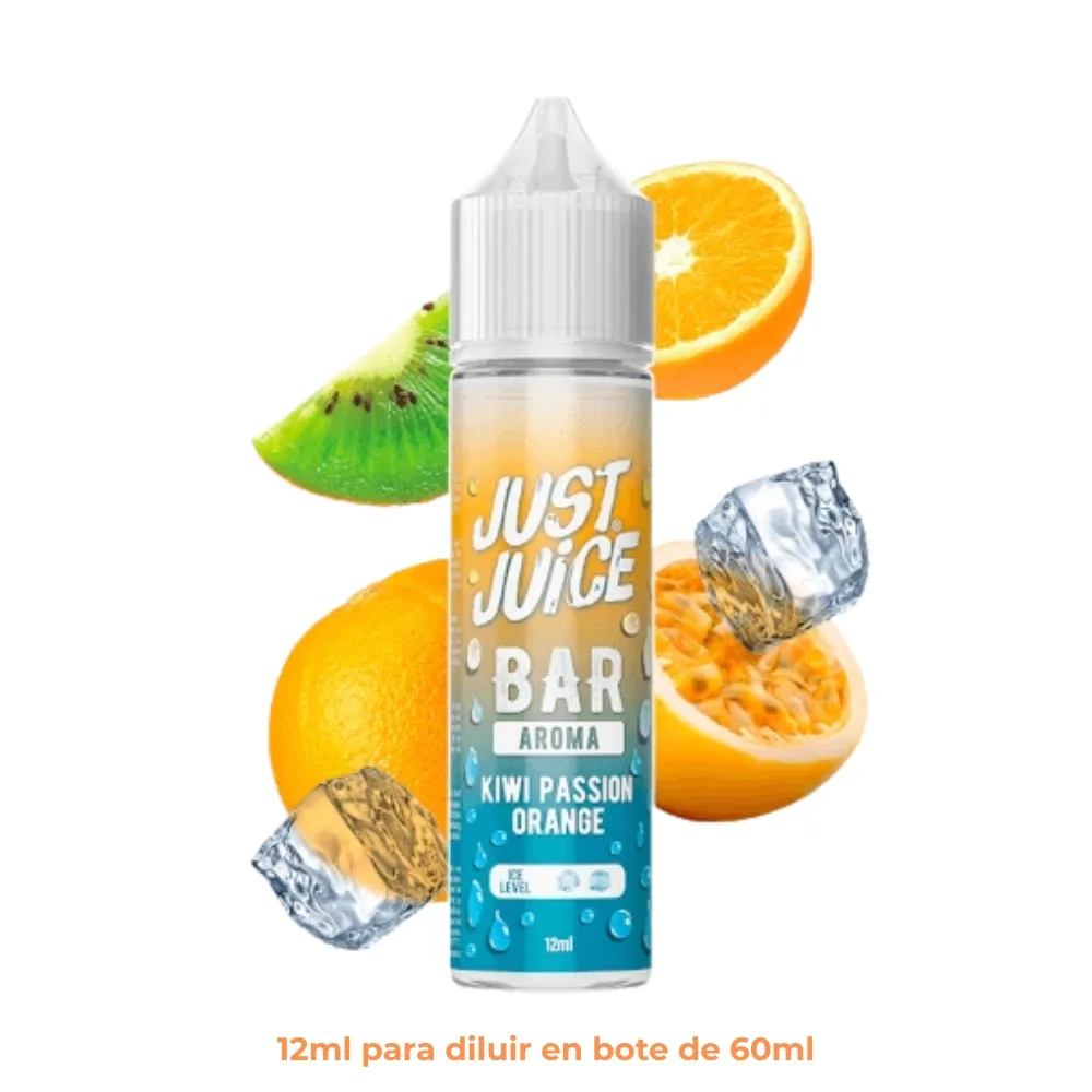 [A12-203-10854] Aroma Just Juice Bar Kiwi Passion Fruit Orange Longfill 12/60ml