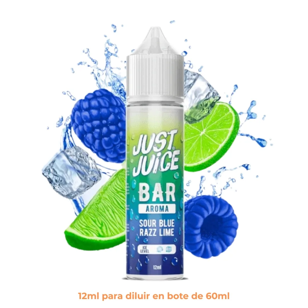[A12-203-10856] Aroma Just Juice Bar Blue Sour Razz Lime Longfill 12/60ml