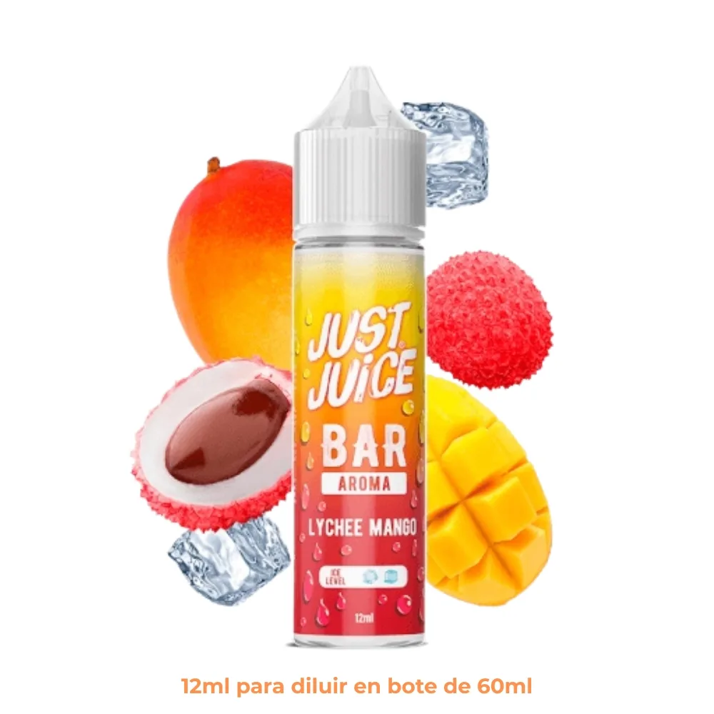 [A12-203-10863] Aroma Just Juice Bar Lychee Mango Longfill 12/60ml