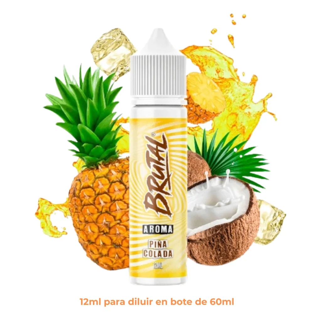 [A12-203-10870] Aroma Just Juice Brutal Piña Colada Longfill 12/60ml