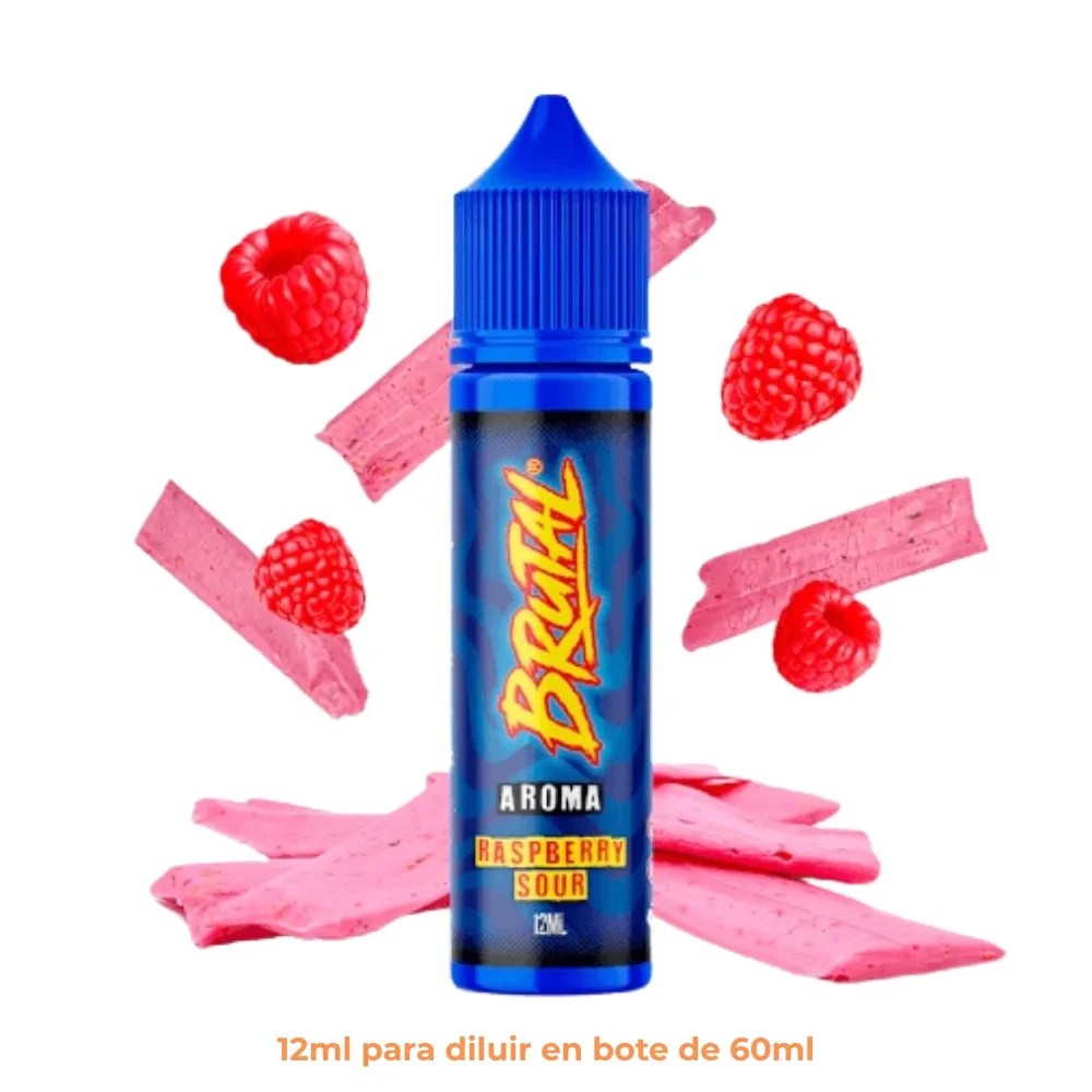 [A12-203-10872] Aroma Just Juice Brutal Raspberry Sour Longfill 12/60ml