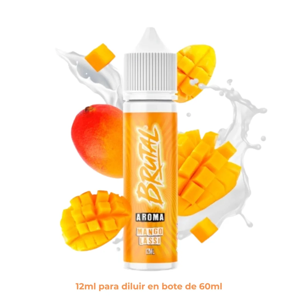 [A12-203-10873] Aroma Just Juice Brutal Mango Lassi Longfill 12/60ml