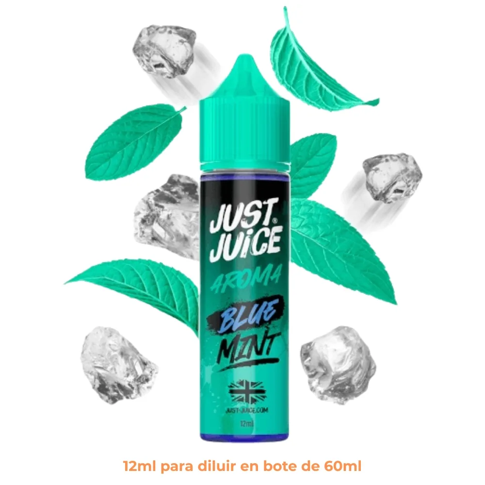[A12-203-10876] Aroma Just Juice Mint Range Blue Longfill 12/60ml