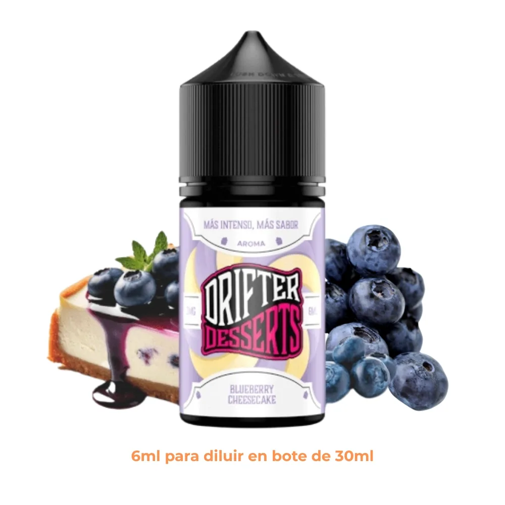 [A6-462-10908] Aroma Drifter Bar Blueberry Cheesecake Longfill 6/30ml