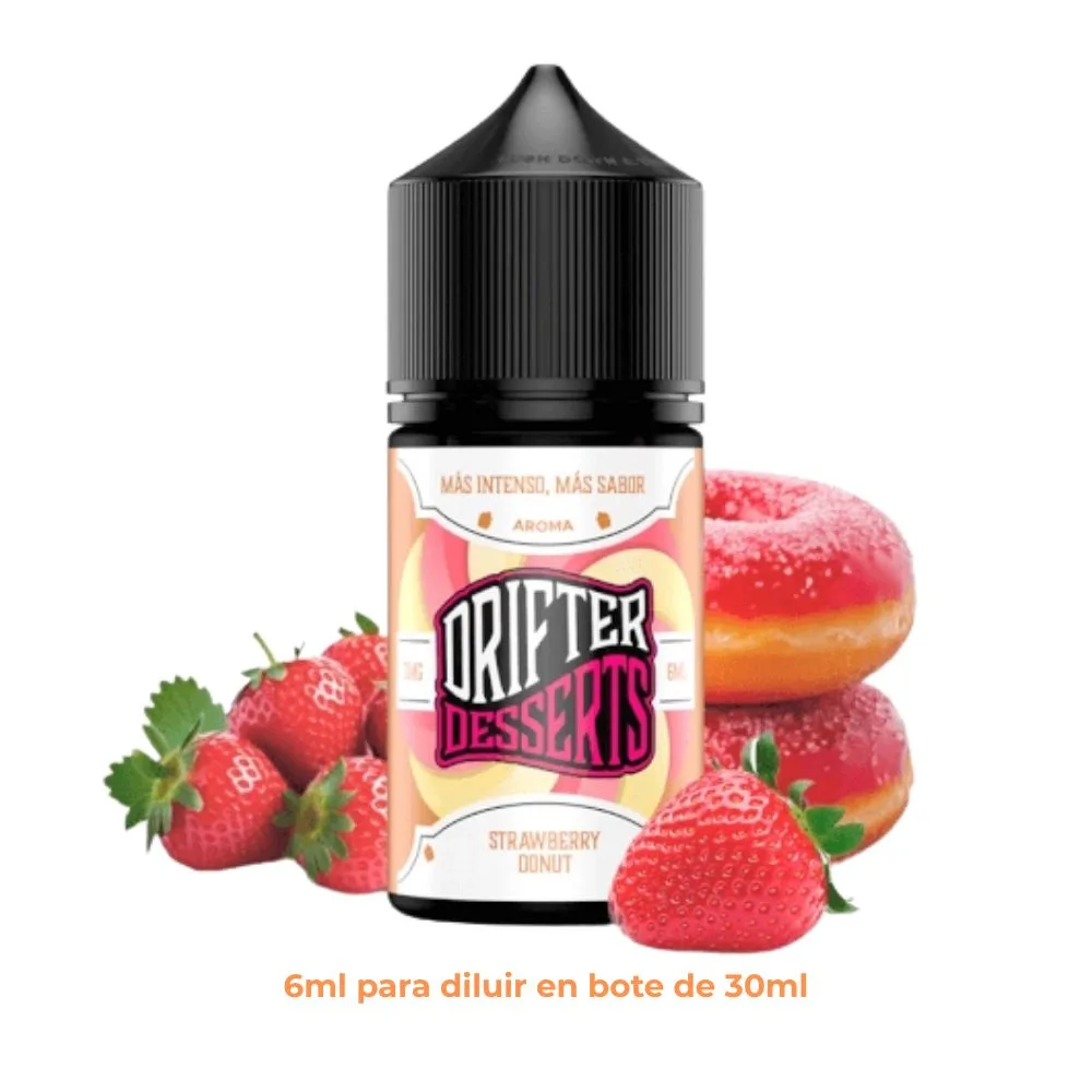 [A6-462-10907] Aroma Drifter Bar Strawberry Donut Longfill 6/30ml