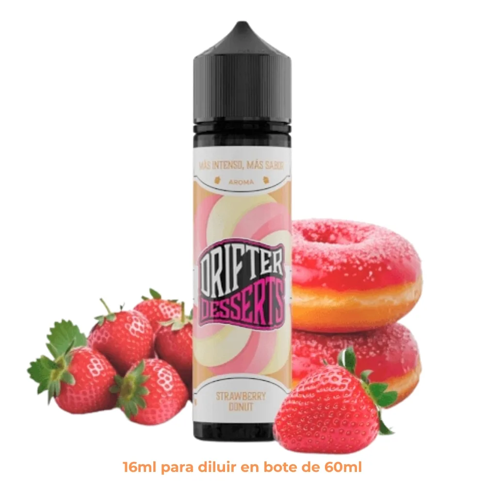 [A16-462-10899] Aroma Drifter Bar Strawberry Donut Longfill 16/60ml