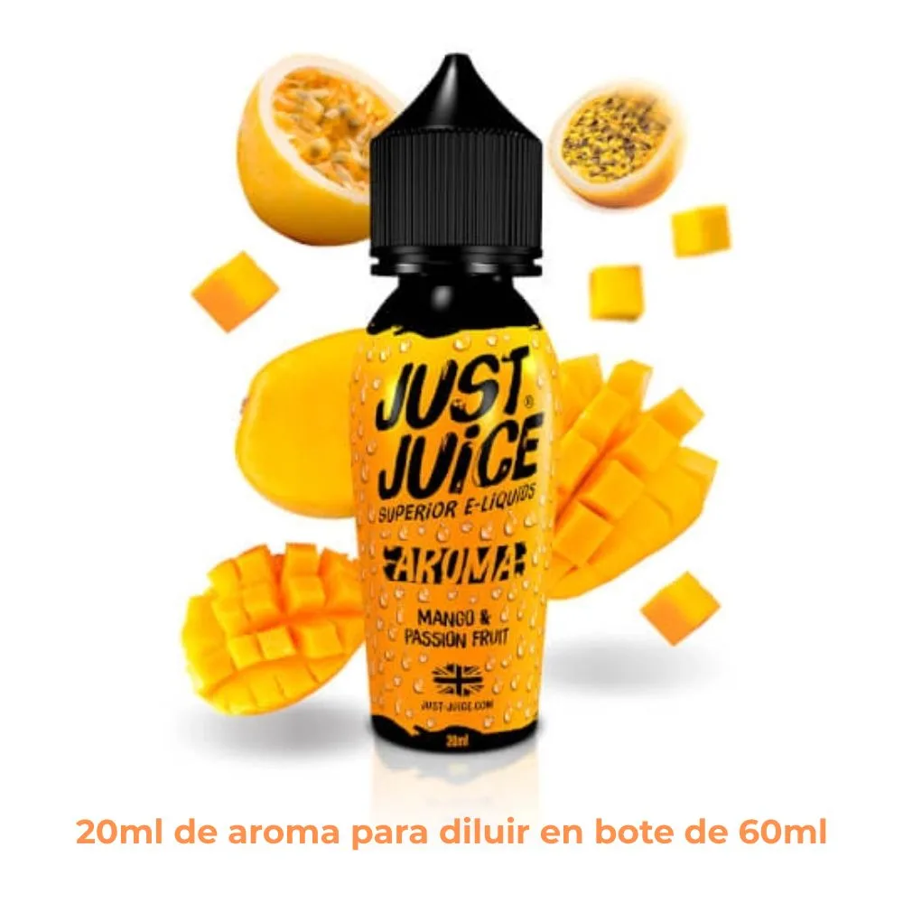 [A20-203-315877] Aroma Just Juice Mango Passion Fruit Longfill 20/60ml