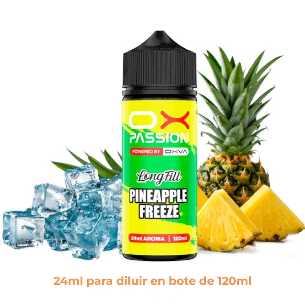 [A24-430-316637] Aroma Ox Passion Pineapple Freeze Longfill 24/120ml