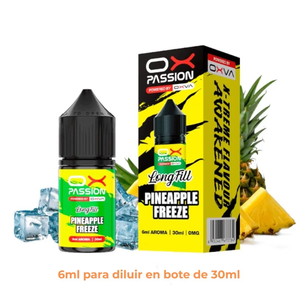 [A6-430-316675] Aroma Ox Passion Pineapple Freeze Longfill 6/30ml