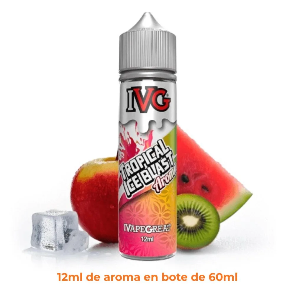 [A12-55-316800] Aroma IVG Tropical Ice Blast Longfill 12/60ml