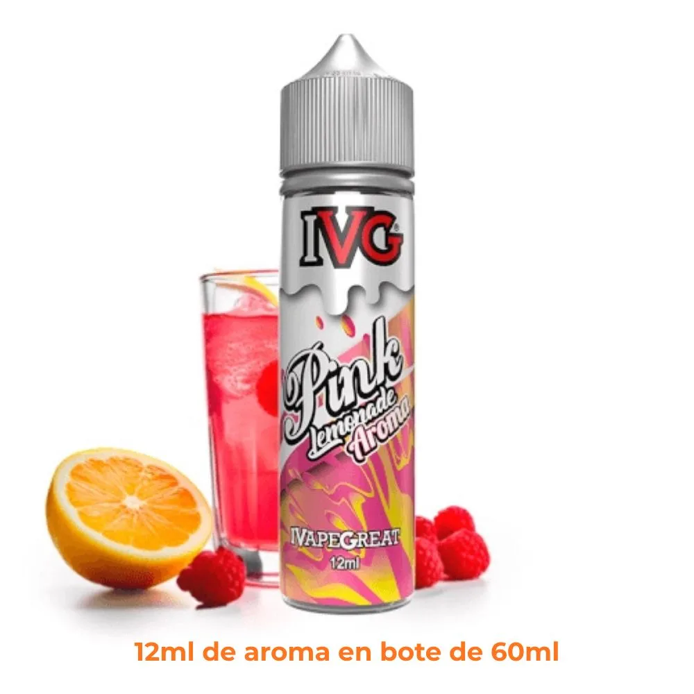 [A12-55-316818] Aroma IVG Pink Lemonade Longfill 12/60ml