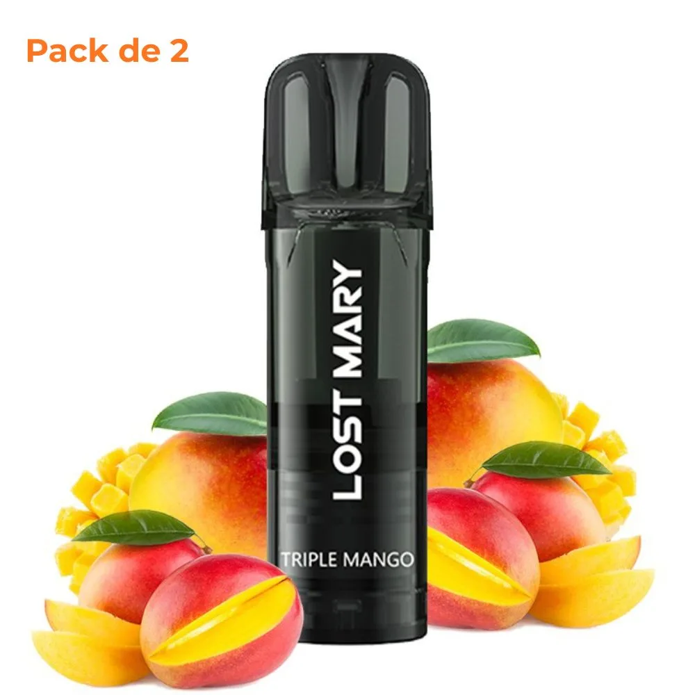 [C-403-321495] Lost Mary Tappo Pro x2 Cápsulas Triple Mango 20mg