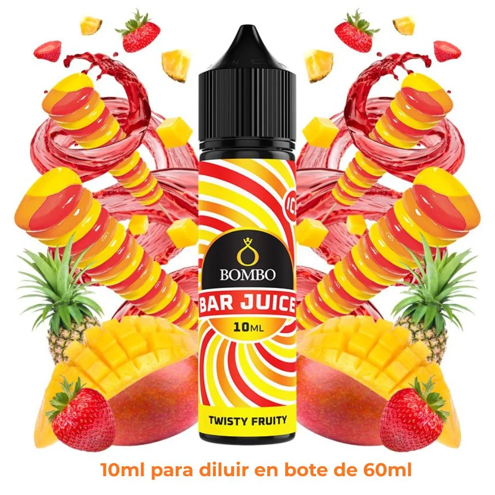 [A10-37-318965] Aroma Bombo Bar Juice Twisty Fruity Longfill 10/60ml