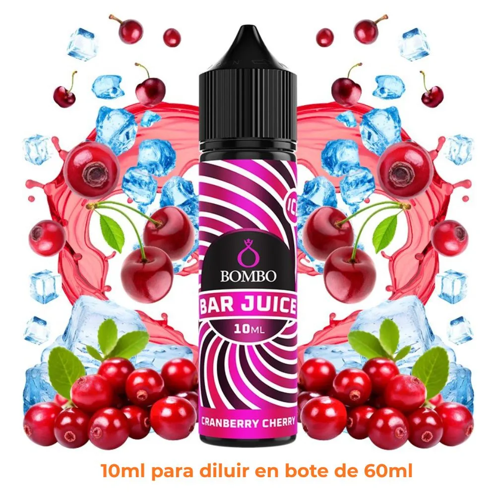 [A10-37-318975] Aroma Bombo Bar Juice Cranberry Cherry Longfill 10/60ml