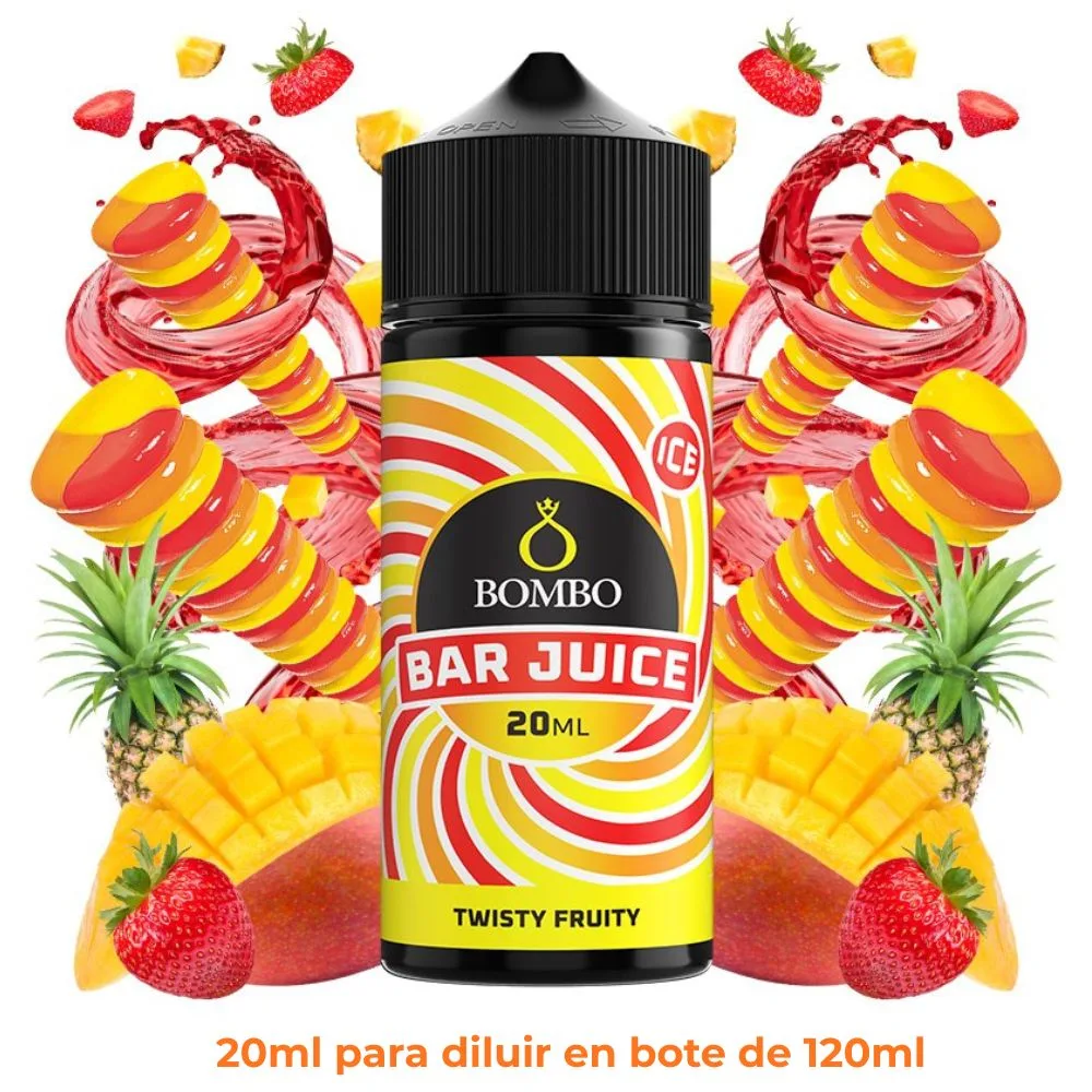 [A20-37-318981] Aroma Bombo Bar Juice Twisty Fruity Longfill 20/120ml
