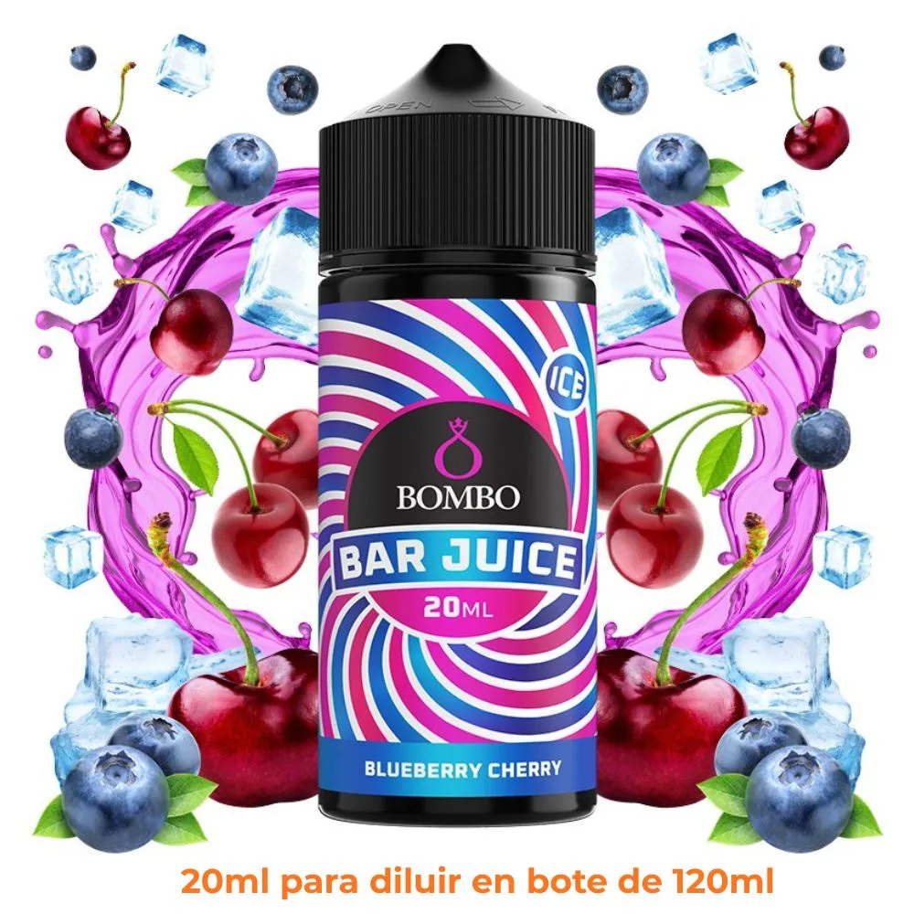 [A20-37-318983] Aroma Bombo Bar Juice Blueberry Cherry Longfill 20/120ml