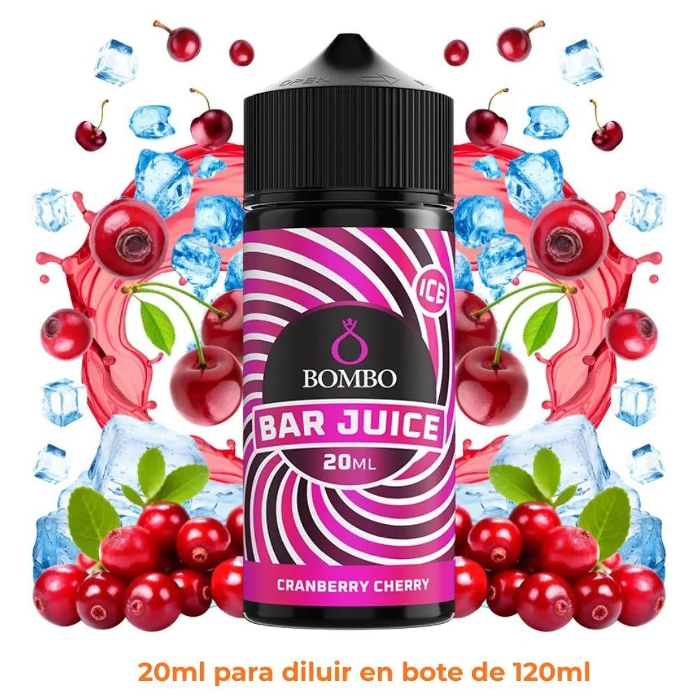 [A20-37-318987] Aroma Bombo Bar Juice Cranberry Cherry Longfill 20/120ml