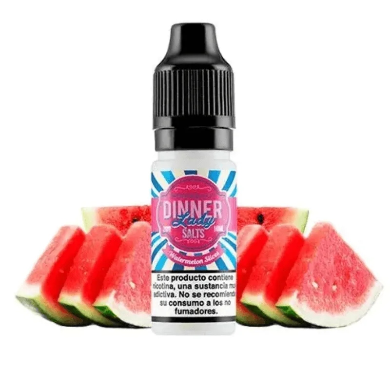 Dinner Lady SaltWatermelon Slices 10ml (10MG)