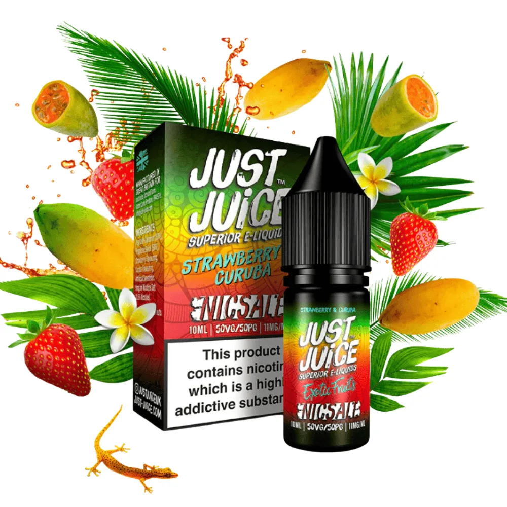 [SAL-203-4201-20MG] Just Juice Sales Strawberry y Curuba 10ml (20MG)